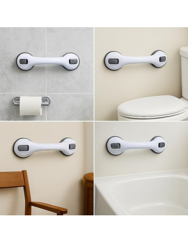 Barras de Agarre para Ducha CIVJET 30 cm 2PK Antideslizantes