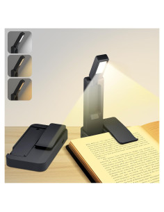 Lámpara de Lectura Recargable NEWZCLA 2 Pack Clip-On 80H