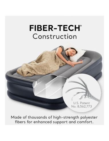 Colchón de Aire Intex Dura-Beam Plus Individual con Bomba