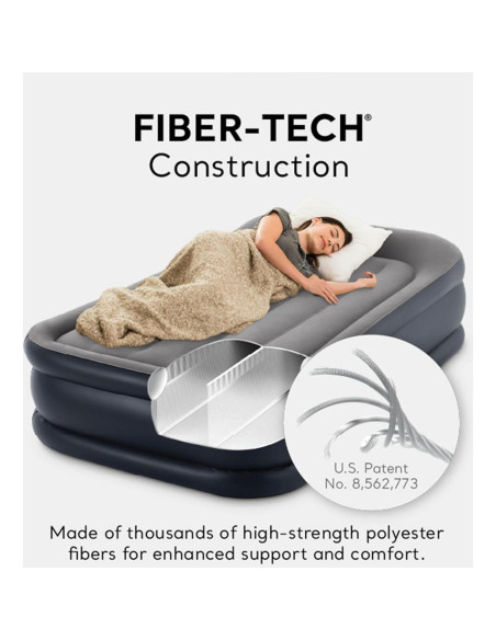 Colchón de Aire Intex Dura-Beam Plus Individual con Bomba