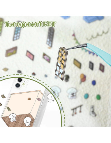 Stickers 3D DIY Aeloer - 4 Set de Escenas Creativas