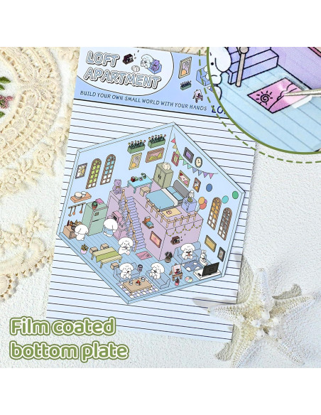 Stickers 3D DIY Aeloer - 4 Set de Escenas Creativas Stickers 3D DIY Aeloer - 4 Set de Escenas Creativas