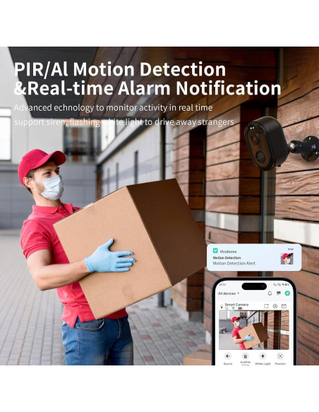 Cámara de Seguridad Inalámbrica Armorcope CG6CB 2K con Batería