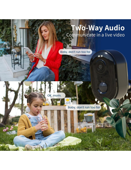 Cámara de Seguridad Inalámbrica Armorcope CG6CB 2K con Batería