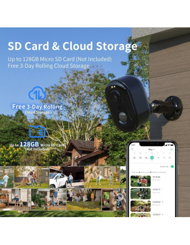 Cámara de Seguridad Inalámbrica Armorcope CG6CB 2K con Batería