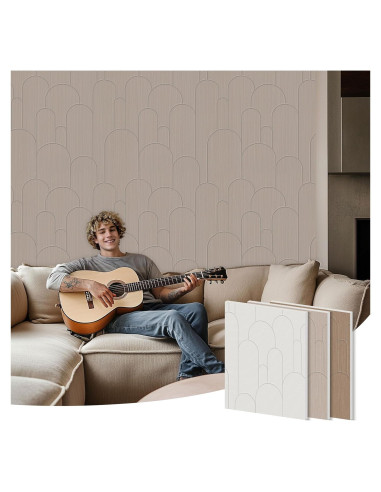 Paneles Acústicos Reverbeon 6 Pack 61x61cm Aislantes Decorativos