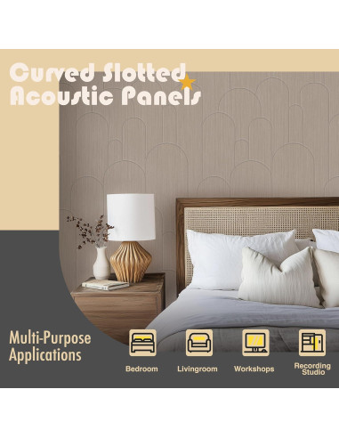 Paneles Acústicos Reverbeon 6 Pack 61x61cm Aislantes Decorativos