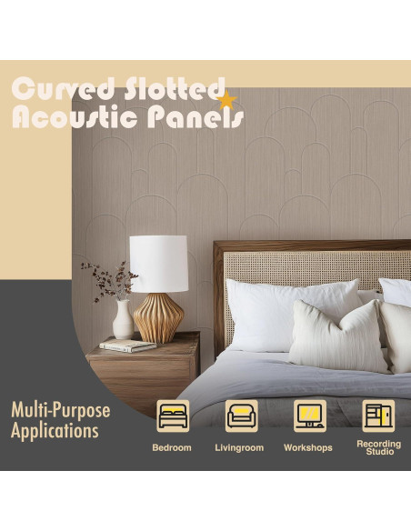 Paneles Acústicos Reverbeon 6 Pack 61x61cm Aislantes Decorativos