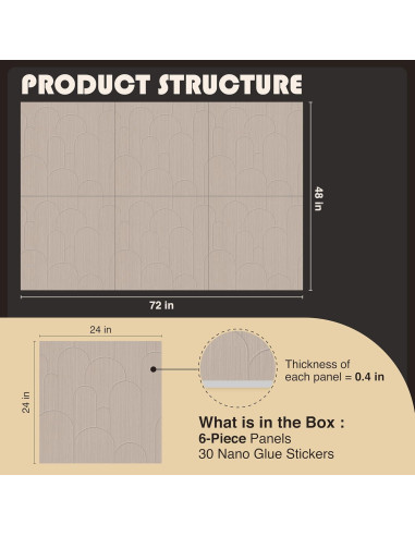 Paneles Acústicos Reverbeon 6 Pack 61x61cm Aislantes Decorativos