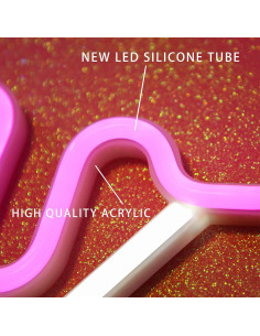 Luz Nocturna Helado YAOZHOU LED Rosa 4.5V Decorativa 2