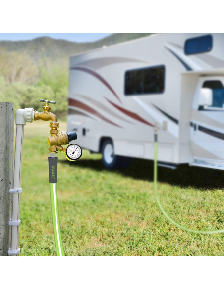 Regulador de Presión de Agua RVMATE Ajustable con Filtro