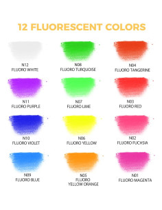 Pasteles Suaves Neón Artecho 12 Colores para Dibujar 2