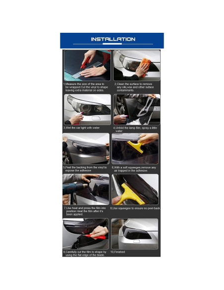 Vinilo Tintado KOMAS 30.48 x 121.92 cm para Faros y Luces