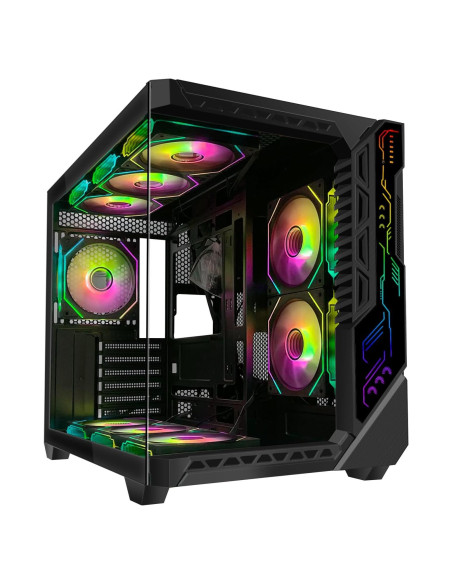 Caja de PC Gaming SZSKYING ATX Mid-Tower 9 Ventiladores ARGB