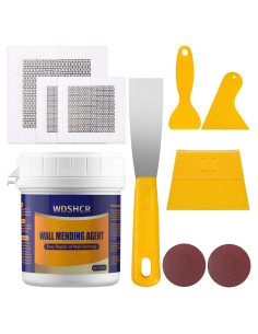 Kit de Reparación de Drywall WDSHCR 240ml Masilla y Parches