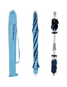 Sombrilla de Playa Tommy Bahama 2.1m con Mesa y Ancla 2