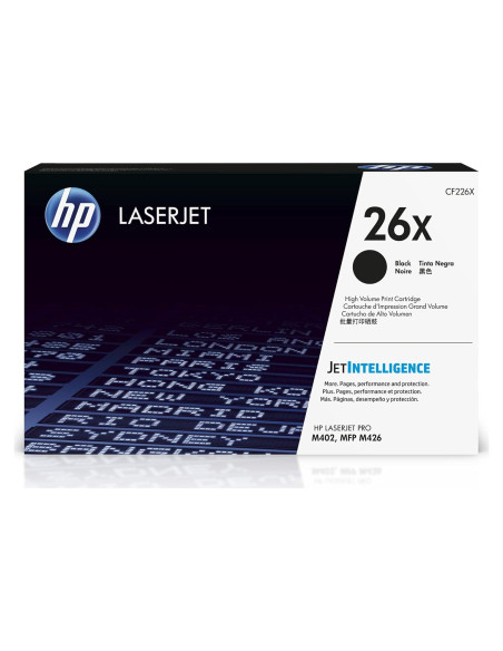 Cartucho de Tóner Negro HP 26X Alto Rendimiento CF226X