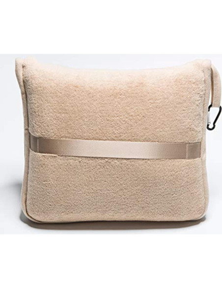 Manta de Viaje Premium BlueHills Beige con Almohada 2 en 1
