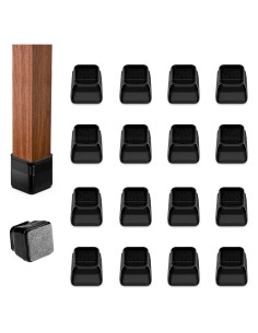 16 Protectores de Suelo para Patas de Sillas BAIPOK - Silicona y Fieltro