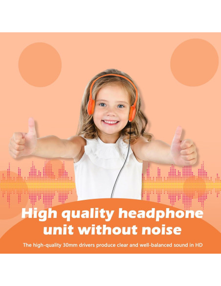 Auriculares para Niños MENGLALA Paquete de 10 Multicolor