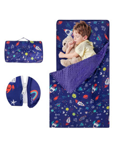 Colchoneta de Siesta YCDTMY con Almohada 139.7x73.7 cm Azul