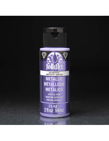 Juego de Pintura Acrílica FolkArt 18 Colores Metálicos 2 oz