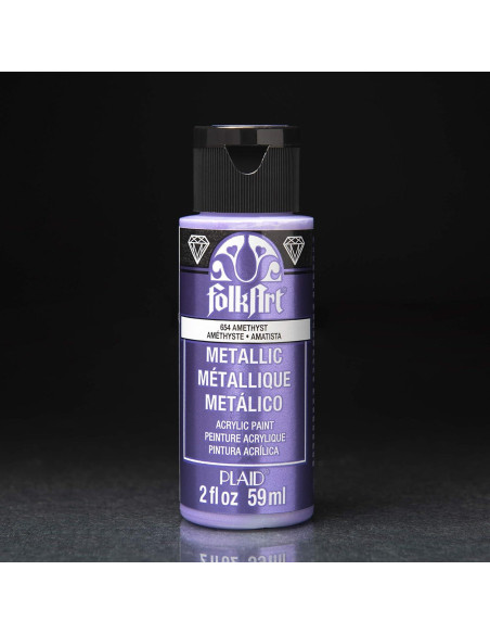 Juego de Pintura Acrílica FolkArt 18 Colores Metálicos 2 oz
