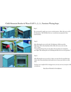 Cera para Acabado de Muebles 100% Natural Brochas Bronce 113g 2