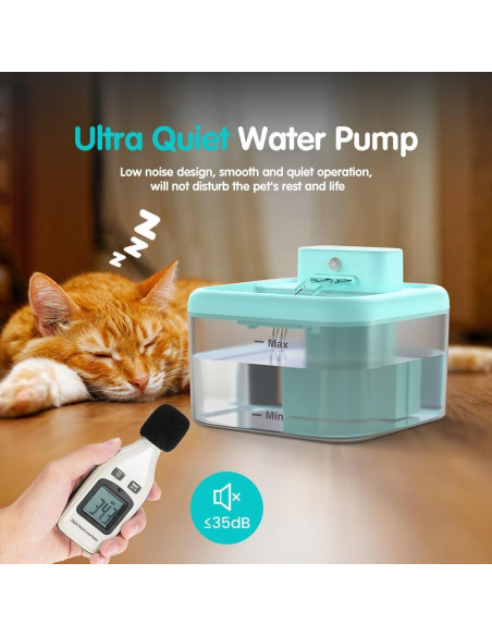 Fuente de Agua Inalámbrica RUXAN para Gatos y Perros con Sensor Fuente de Agua Inalámbrica RUXAN para Gatos y Perros con Sensor