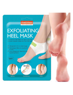 Mascarilla Exfoliante para Talones Purederm - 1 Par