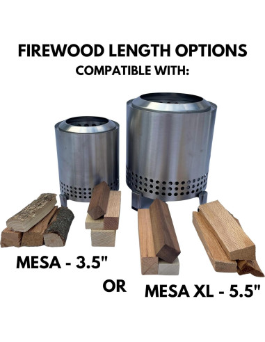 Kit de Leña MINI Table Top Timber - 7.26 kg - Troncos y Pellets