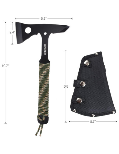 Set de 3 Hachas de Lanzamiento Dinoclier 27.1 cm con Funda