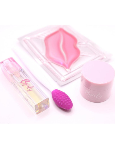 Kit de Cuidado de Labios Bgirly | Exfoliante, Aceite y Mascarilla