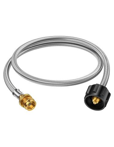 Adaptador de Manguera de Propano VIEAUBE 1 lb a 9 kg 4 Pies