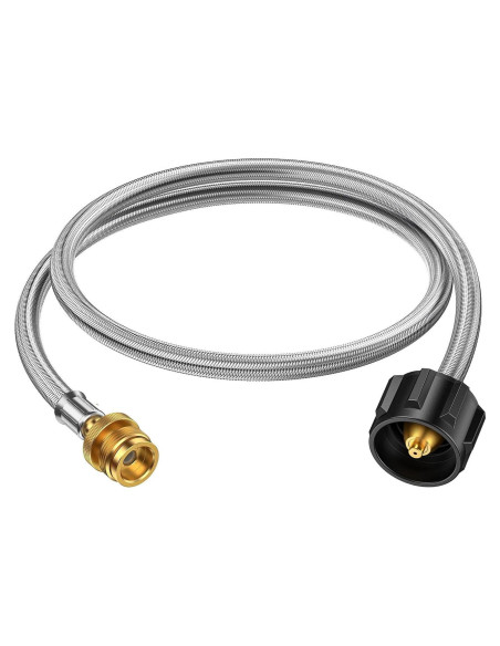 Adaptador de Manguera de Propano VIEAUBE 1 lb a 9 kg 4 Pies