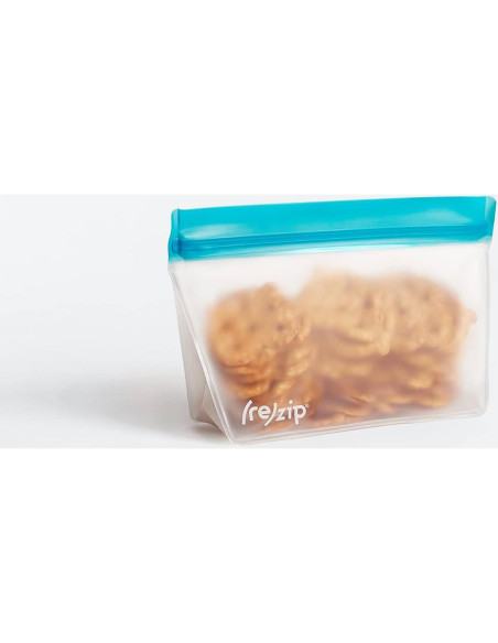 Kit de Bolsas Reutilizables re)zip 3 Piezas Apto Congelador Aqua