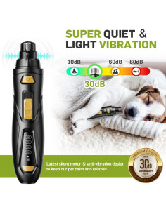 Molinillo de Uñas para Perros CADOLS S1 PRO Silencioso 2