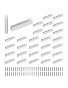 Soportes de Montaje para Luces LED PATIKIL 30 Pcs Aluminio 6x12mm