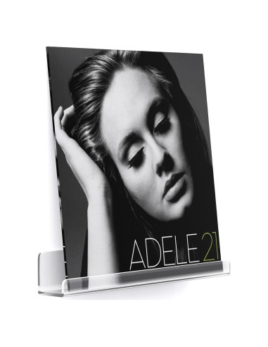 Estante Flotante Acrílico Gotega 30 cm para Discos de Vinilo