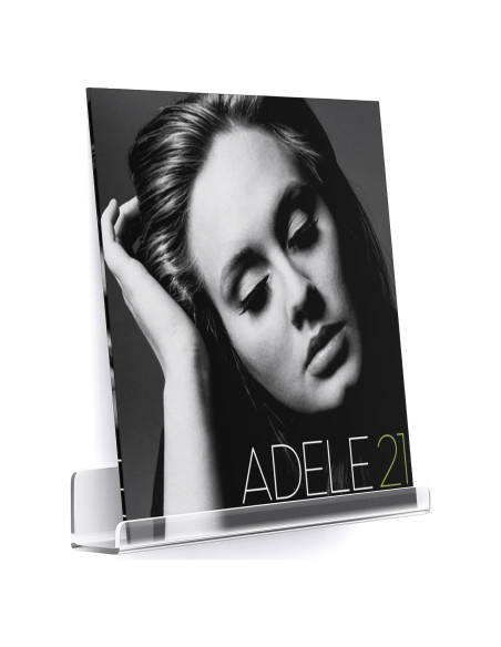 Estante Flotante Acrílico Gotega 30 cm para Discos de Vinilo