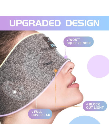 Auriculares Bluetooth para dormir EverPlus SPH-Sleep gris