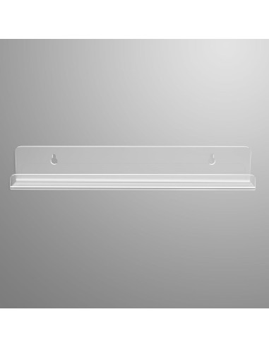 Estante Flotante Acrílico Gotega 30 cm para Discos de Vinilo