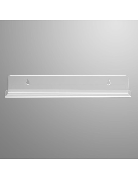 Estante Flotante Acrílico Gotega 30 cm para Discos de Vinilo