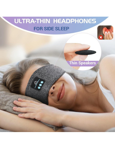Auriculares Bluetooth para dormir EverPlus SPH-Sleep gris
