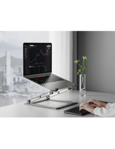 Soporte para Laptop VIGLT Ajustable Ergonomico Gris 10-17.3" 2