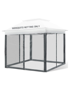 Red de Mosquito COOS BAY para Gazebo 3.05m x 3.05m Gris