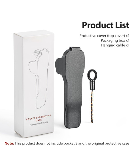 Funda Protectora para DJI Osmo Pocket 3 STARTRC - 3 Ranuras Filtros