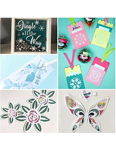 Alfombrilla de Corte AOOIIN 30.48x30.48 cm Azul Ligero para Cricut