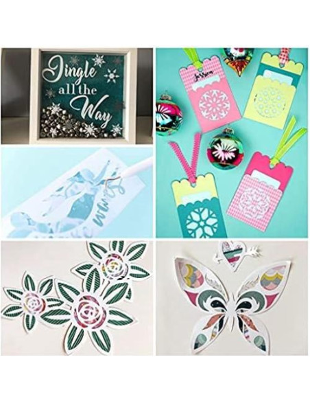 Alfombrilla de Corte AOOIIN 30.48x30.48 cm Azul Ligero para Cricut