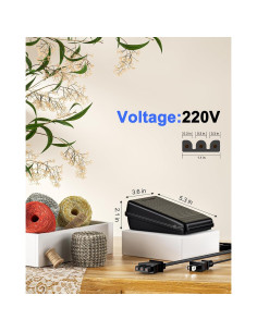 Pedal de Máquina de Coser VHBW Compatible con Singer 359102-001 2